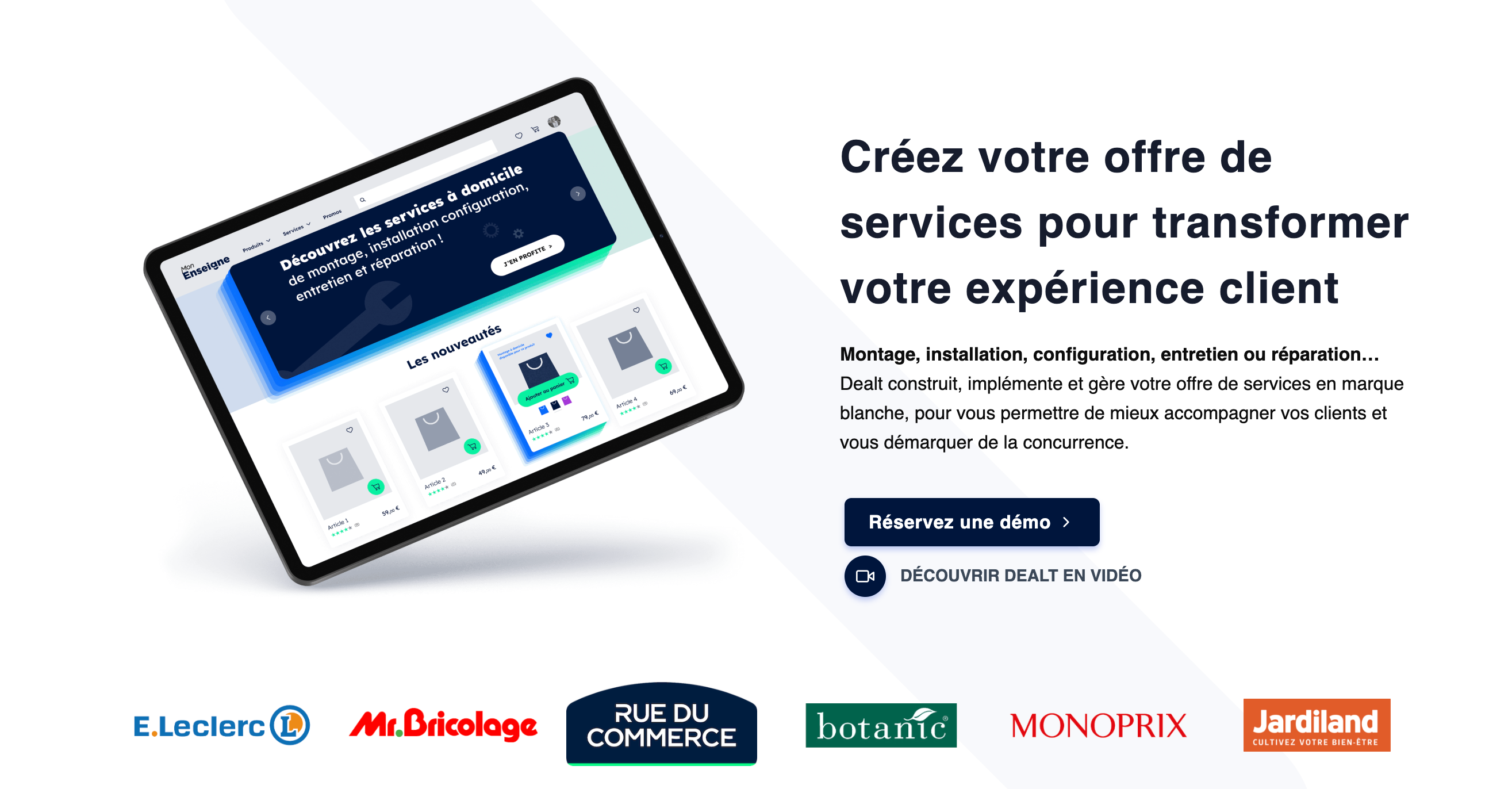 Image du site web Dealt format desktop