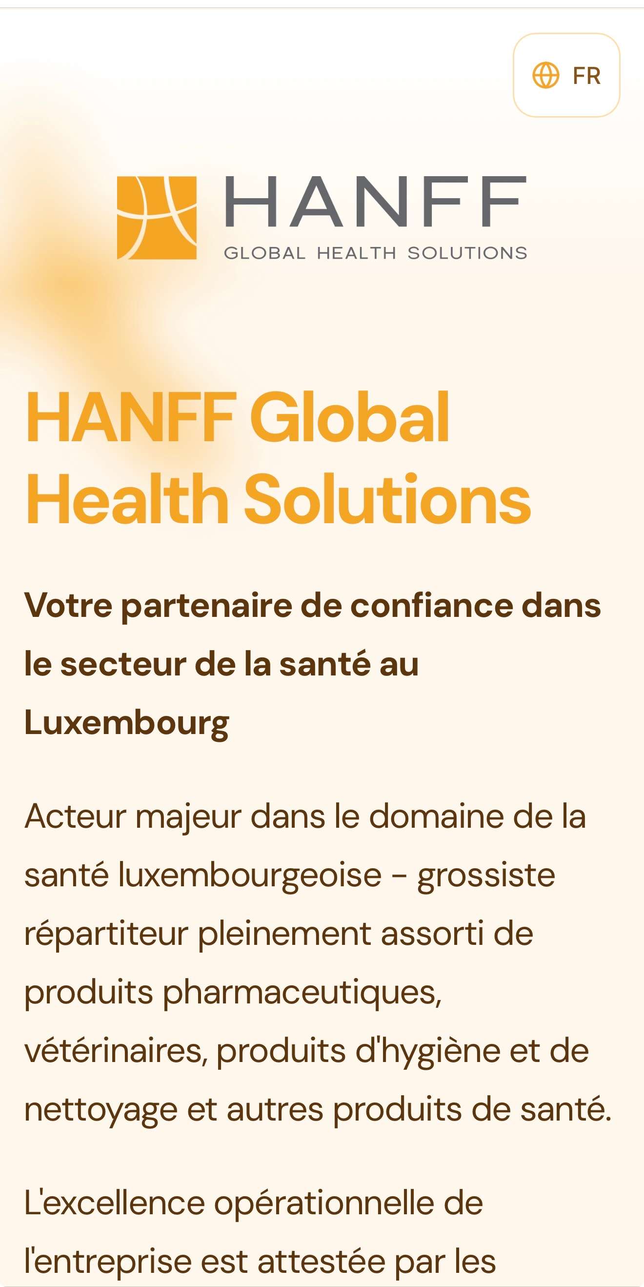 Image du site web Hanff