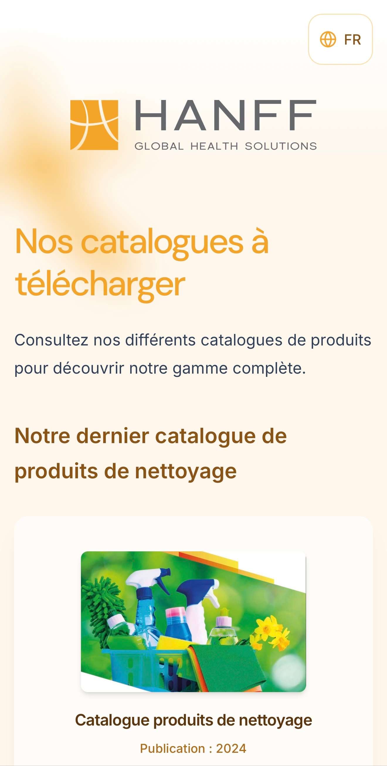 Image du site web Hanff