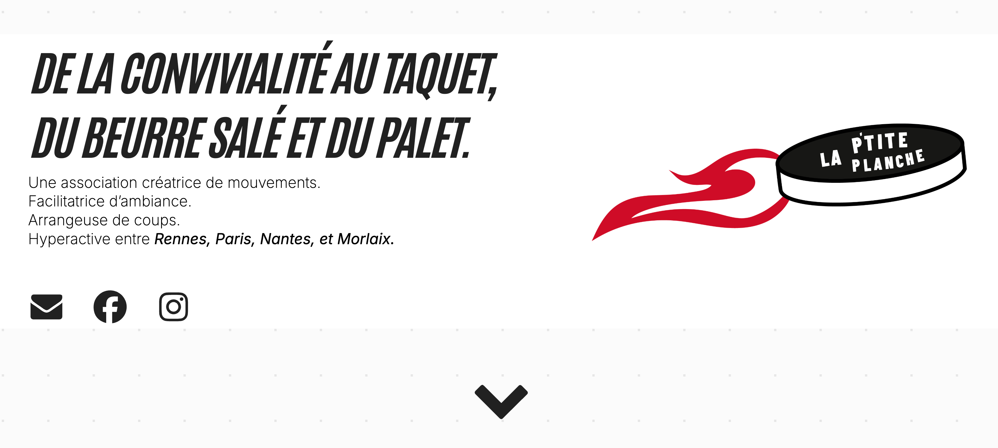 Image du site web La P'tite Planche format desktop