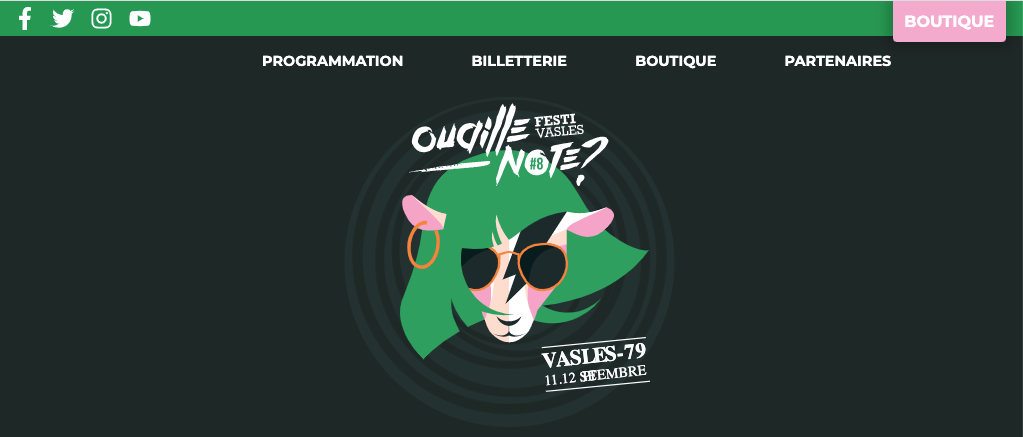 Image du site web Ouaille Note? 8éme édition format desktop