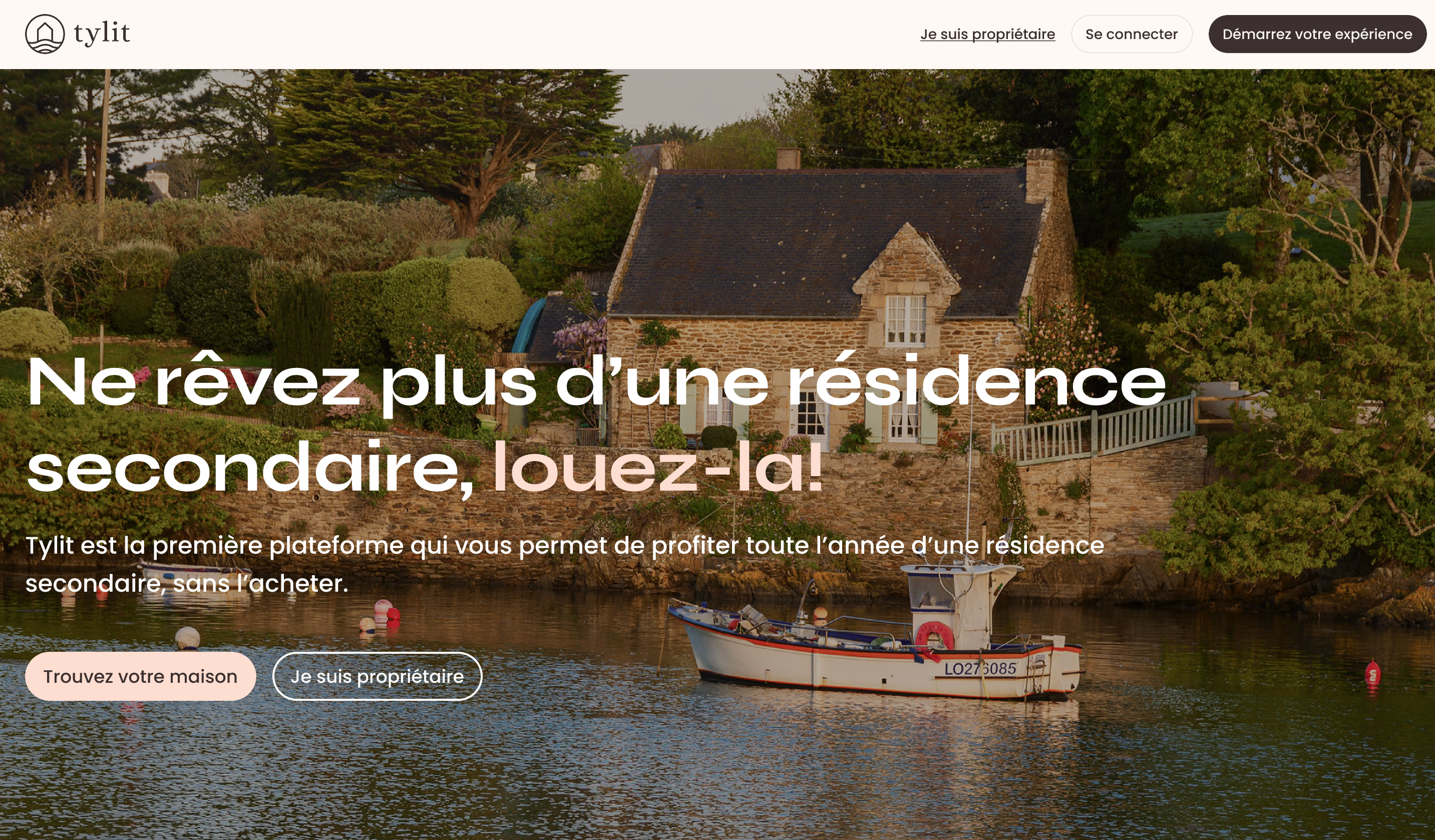 Image du site web Tylit format desktop