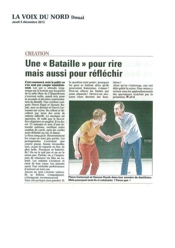 Article de La Voix du Nord